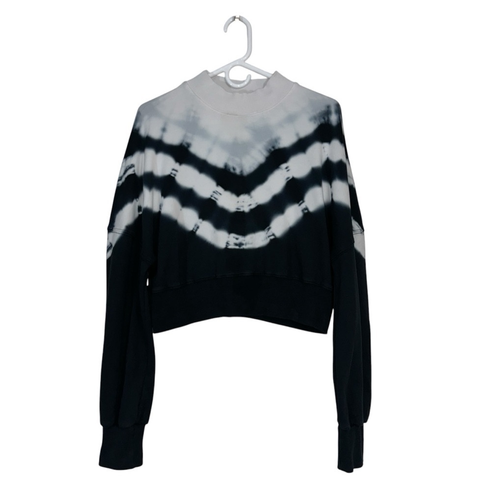 Fabletics Olivia Mock Neck Long Sleeve Tie Dye Pullover - Picture 4 of 7